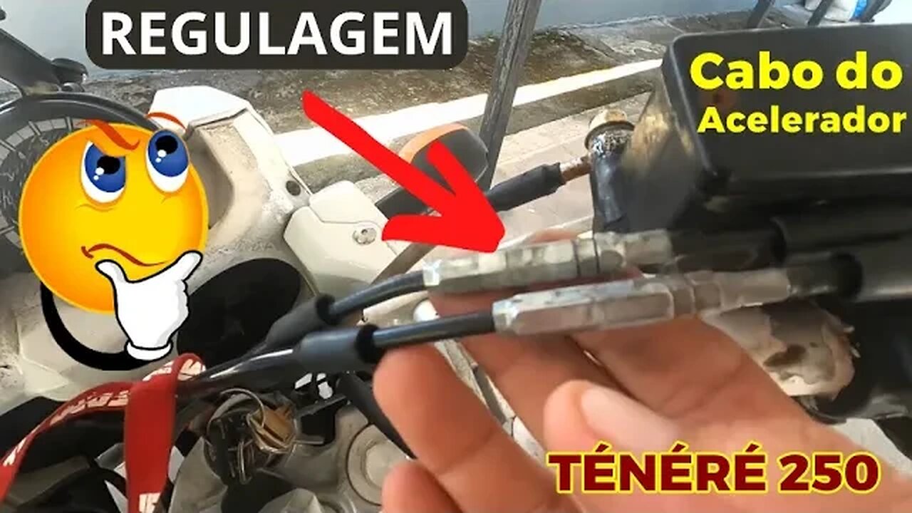 Dica de Regulagem do Cabo do Acelerador na Tenere 250 #moto #dicas