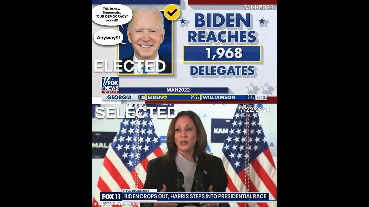 Elected versus Selected!!!