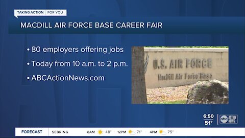 2,000 positions available at MacDill AFB virtual career fair Thursday