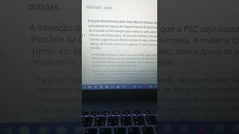 frente busca apoio para pé que que acaba com voto secreto de senadores deputados federais 🗳️☑️🔊
