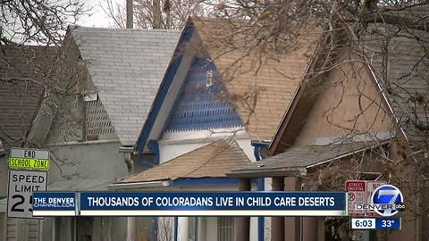 Thousands of Coloradans live in child care deserts