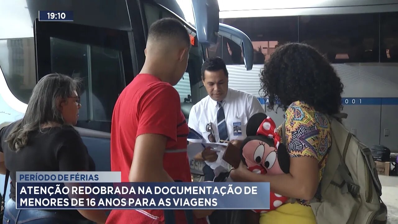 Período de Férias: Atenção redobrada na Documentação de menores de 16 anos para as Viagens.