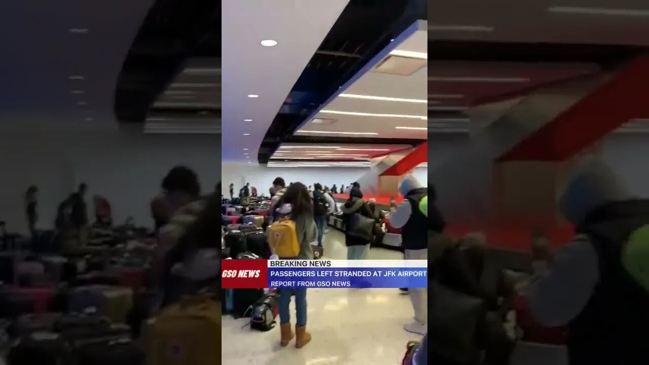 Jet Blue passengers left stranded at JFK Airport ✈️