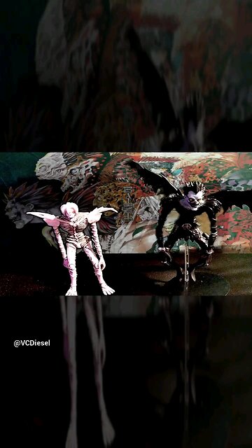 Ren and Ryuk TEMU REVIEW Deathnote #deathnote #deathnoteryuk #temureview #temufinds #figurines