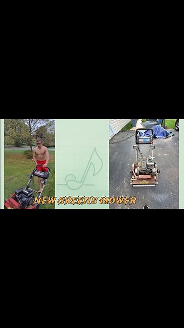 New mower for our greens at Wedgewood Way Pitch & Putt! Check out our website!