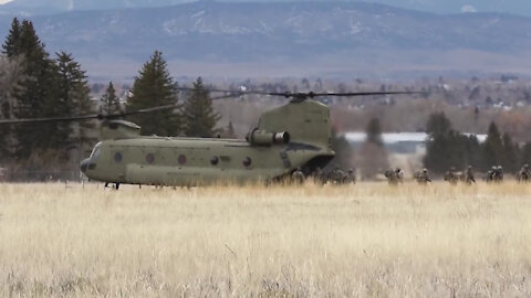 B Co 1-163rd Conducts MOUT Training, Fort Harrison, MT