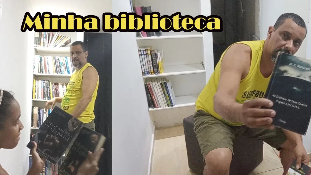 Olha como ficou a nossa biblioteca !/Família Flima