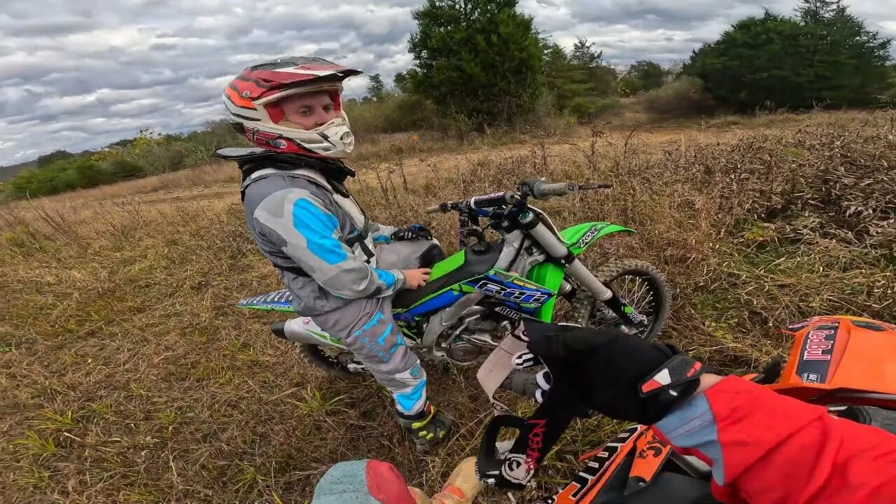 Riding my private dirtbike track in Appalachia! (2023 KTM)