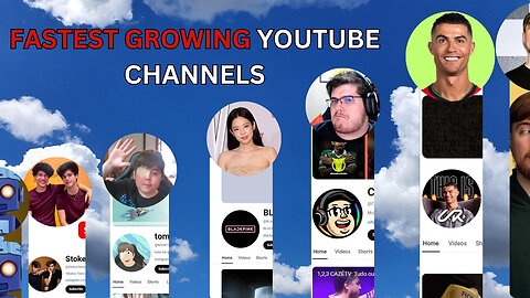 Fastest Growing YouTube Channel 2024 - Cristiano Ronaldo YouTube Channel - Top 10 Channels