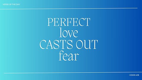 Most sin is rooted in rebellion or pride, and rebellion and pride are both rooted in fear!