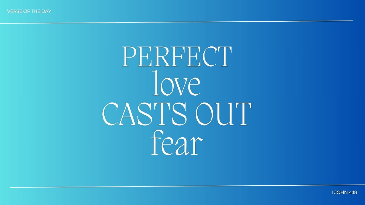 Most sin is rooted in rebellion or pride, and rebellion and pride are both rooted in fear!