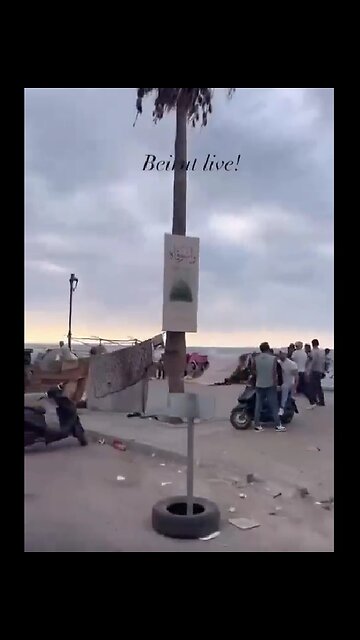 DISPLACED STRANDED ON BEIRUT STREETS AMID ONGOING ISRAELI AIRSTRIKES