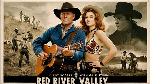 RED RIVER VALLEY (1941) Roy Rogers, George 'Gabby' Hayes & Sally Payne | Drama, Western | Colorized