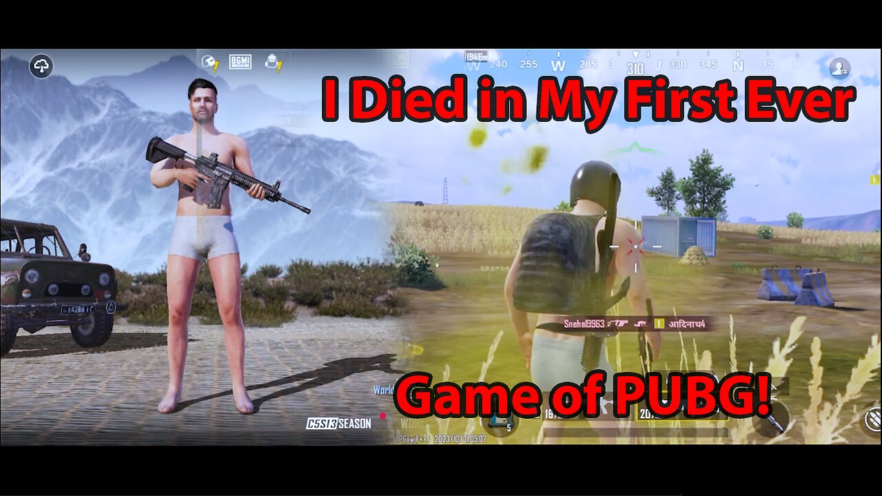 I Died in My First Ever Game of PUBG!