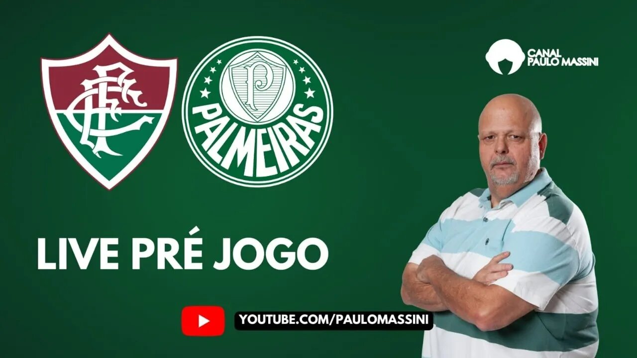 PRÉ-JOGO FLUMINENSE X PALMEIRAS AO VIVO DO MARACANÃ.