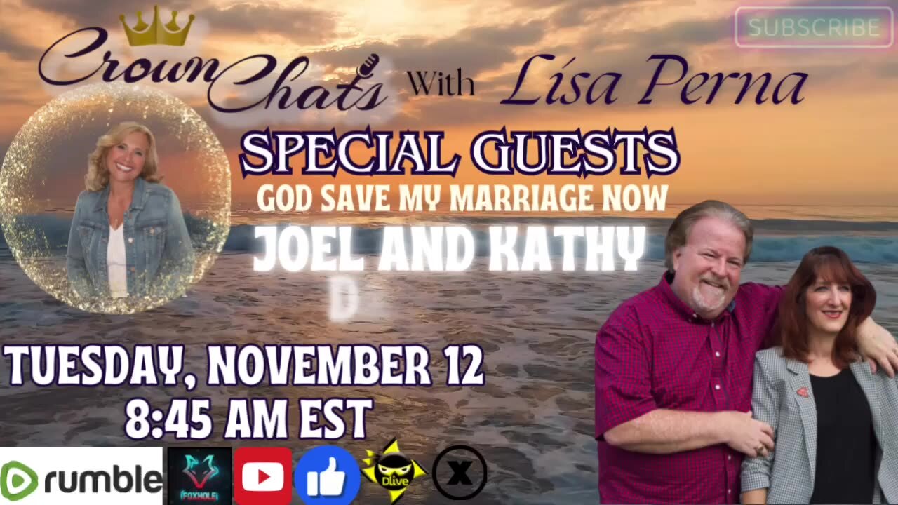 Crown Chats-Marriage Miracles with Joel and Kathy Davisson