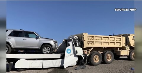 Fatal crash involving Carvana truck in Las Vegas