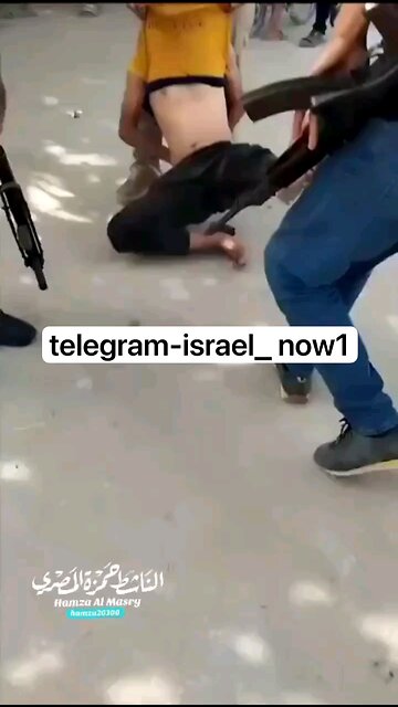 What do Hamas Terrorists do to their own people? This is what. What lovely people!