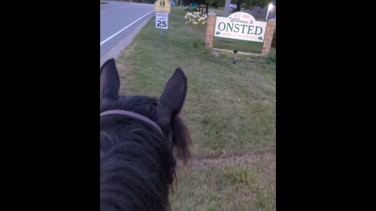 Steele - first solo ride in the village - 31 July 2024