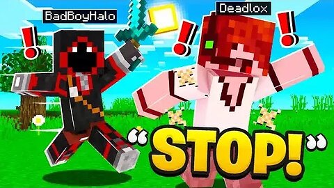 I Pretended To Be BadBoyHalo In Minecraft!