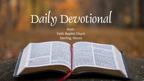 FBC Daily Devotional – January 21, 2022