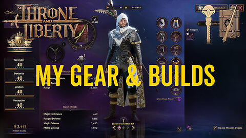 Throne and Liberty - My Gear & Builds for Wand + Staff