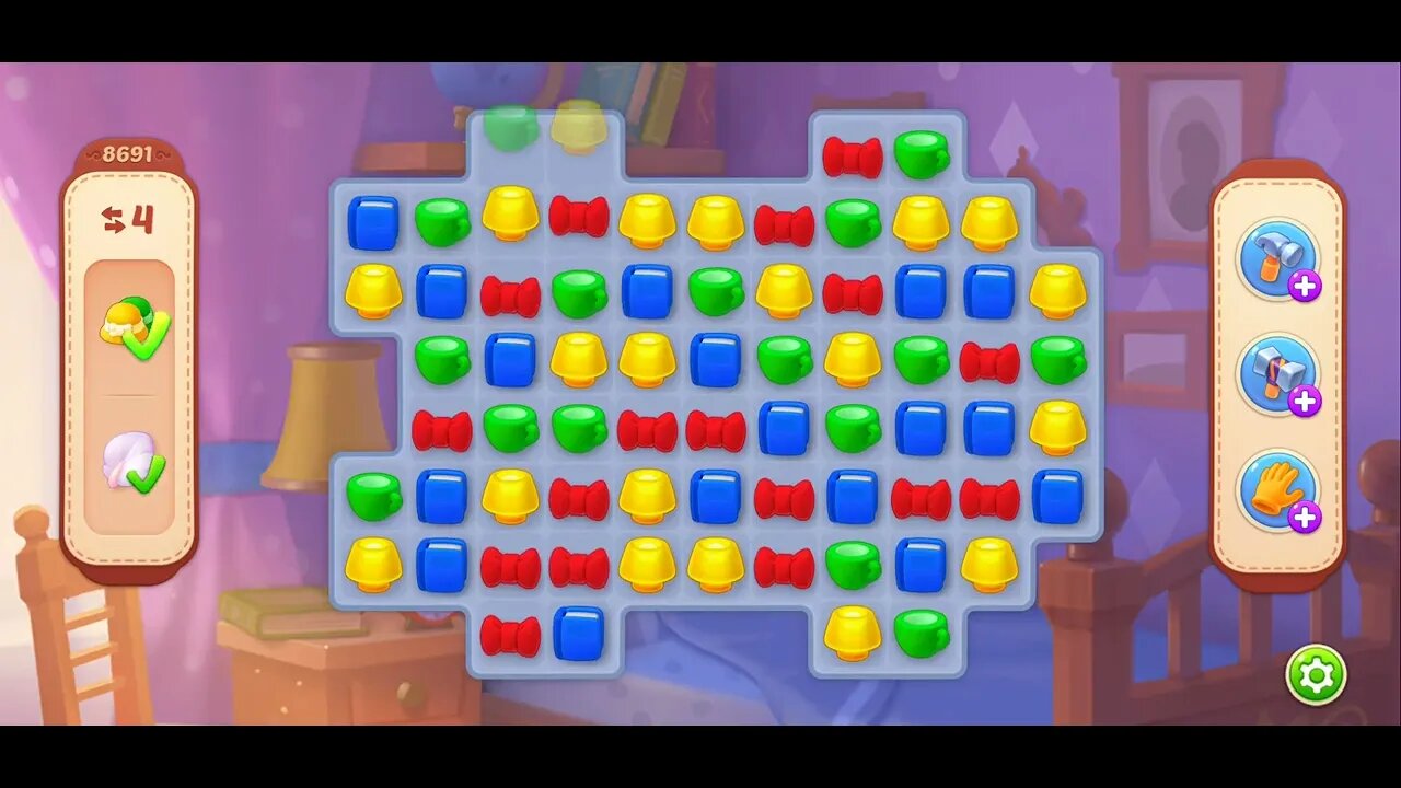 Playrix Homescapes Gameplay Walkthrough Level 8691