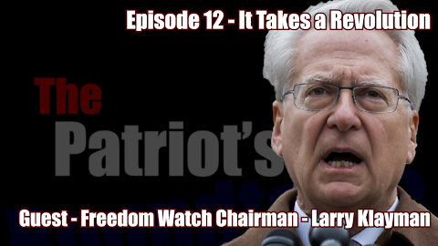 Author Larry Klayman - It Takes a Revolution