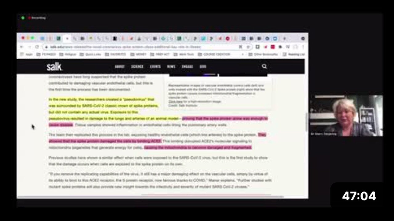 MOI (Mechanisms of Injury),Covid Injections: Class (Part 1) Dr Sherri Tenpenny