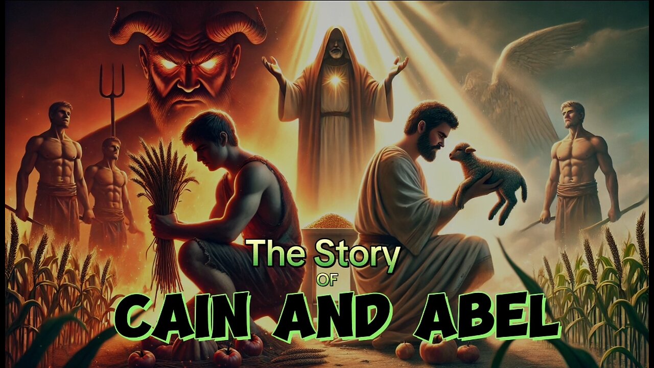 "Cain and Abel - The First Brothers: A Bible Story from Genesis 4 | Divine Lessons and Tragedy"