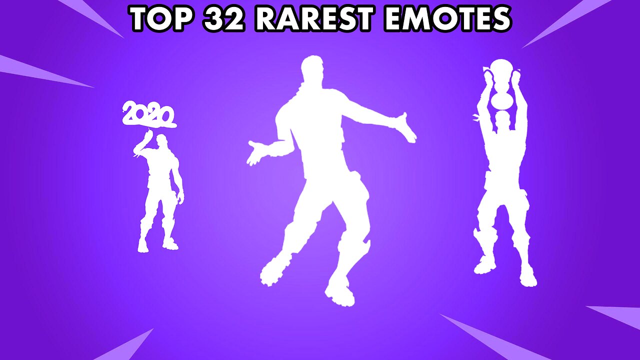 TOP 32 RAREST EMOTES IN FORTNITE (August 2024)