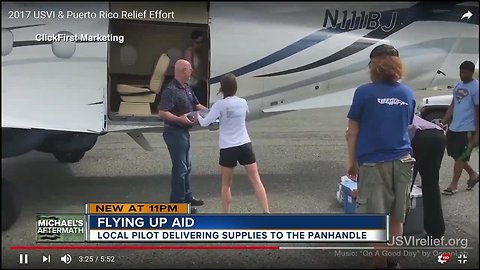 Local pilots collect backpacks for hurricane victims in Florida Panhandle