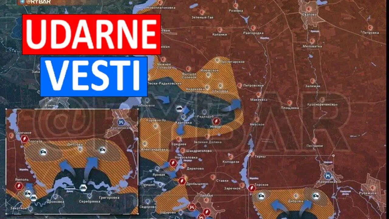 AKO OVO PADNE,PADA CEO LUGANSKI REGION! SLABOST RUSKOG FRONTA IZASLA NA VIELO...