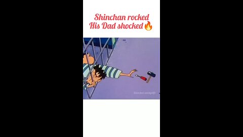 Shinchan rocked his dad shocked 😈🔥