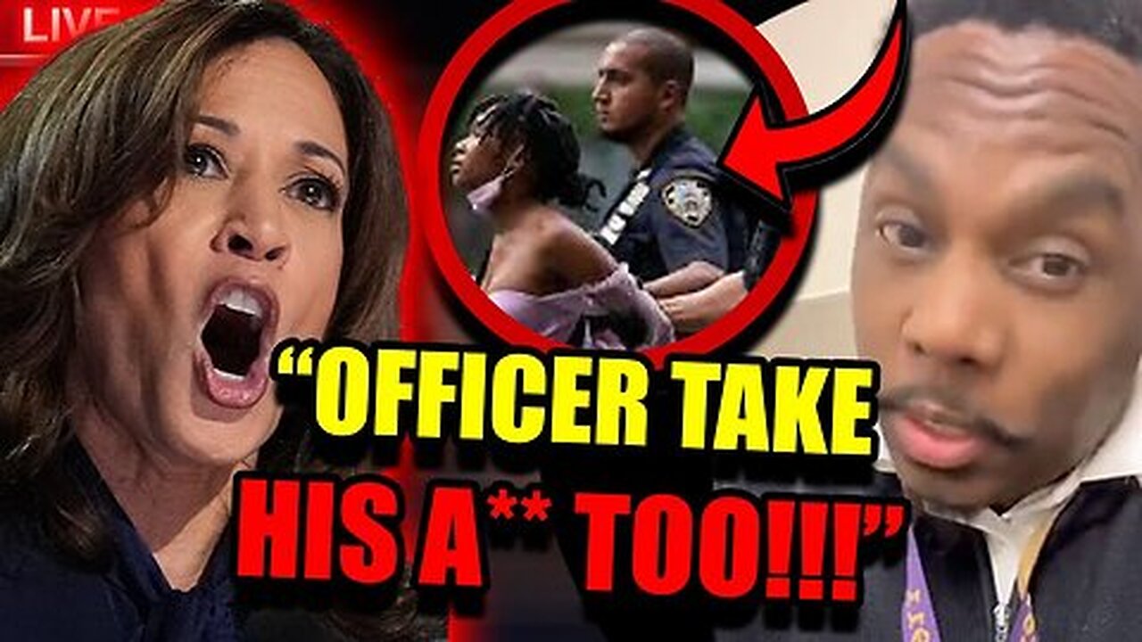 KAMALA FREAKS OUT SCREAMING AFTER A BLACK MAN CAUGHT HER KICKING CHRISTIANS OUT OF CHURCH LIVE