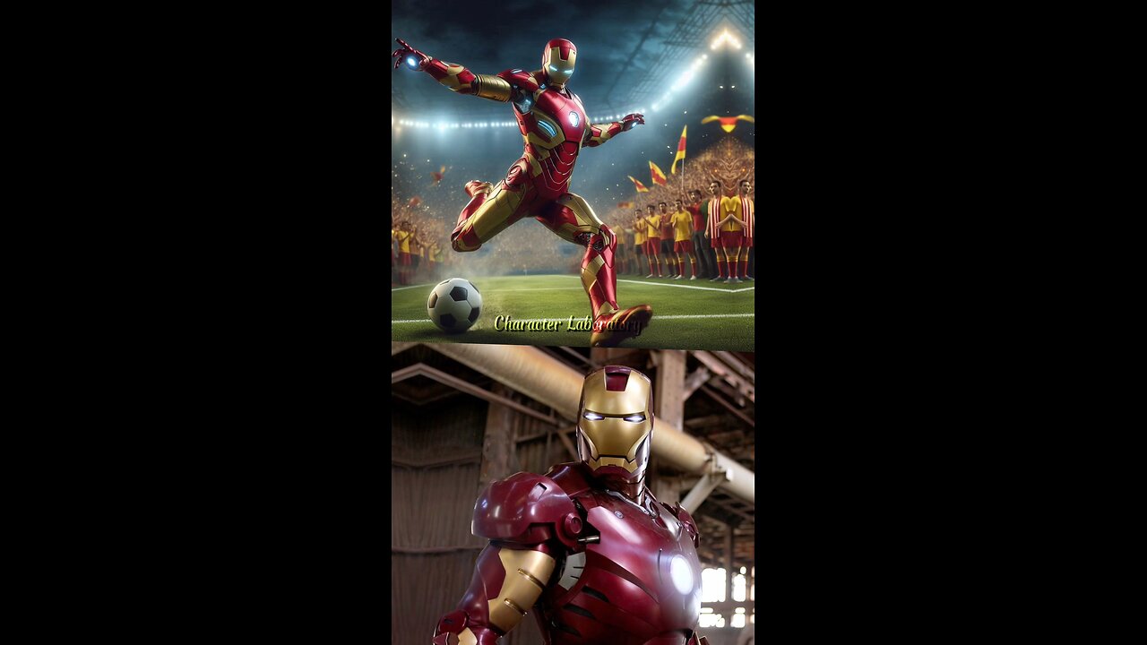 Avengers as footballer