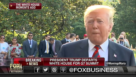 Trump Takes Shot at Hillary and Media After Getting Pestered About N. Korea Summit Preparations