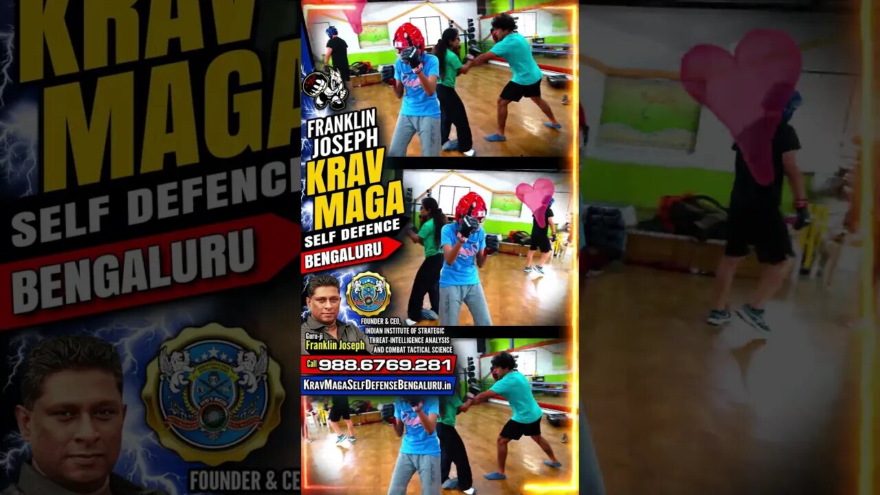 Krav Maga Self Defense (Bangalore) Franklin Joseph for all Men, Women, Teen & Kids #KravMaga #Shorts