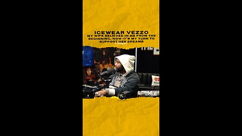 @icewear_vezzo My wife believed in me from the beginning, now it’s my turn to support her dreams