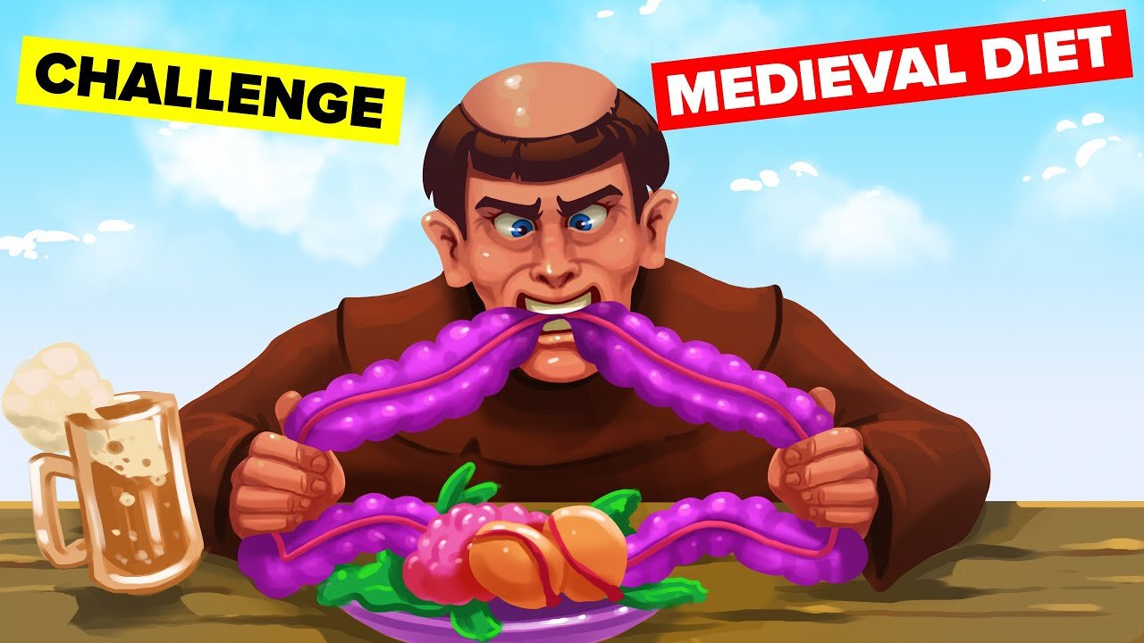 I Ate Like in Medieval Times For 30 Days -- Funny Challenge