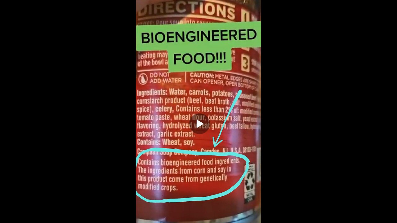 BIO-ENGINEERED FOOD