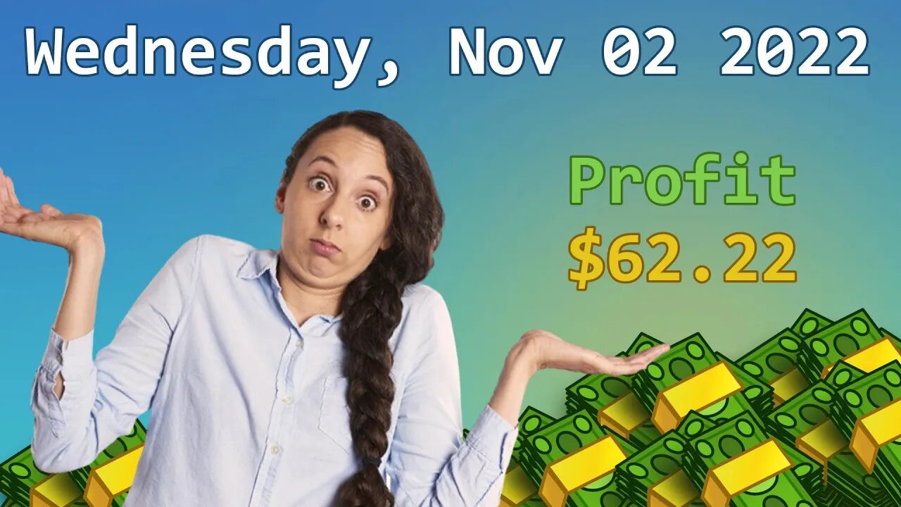 LIVE DAY TRADING: November 1st 2022