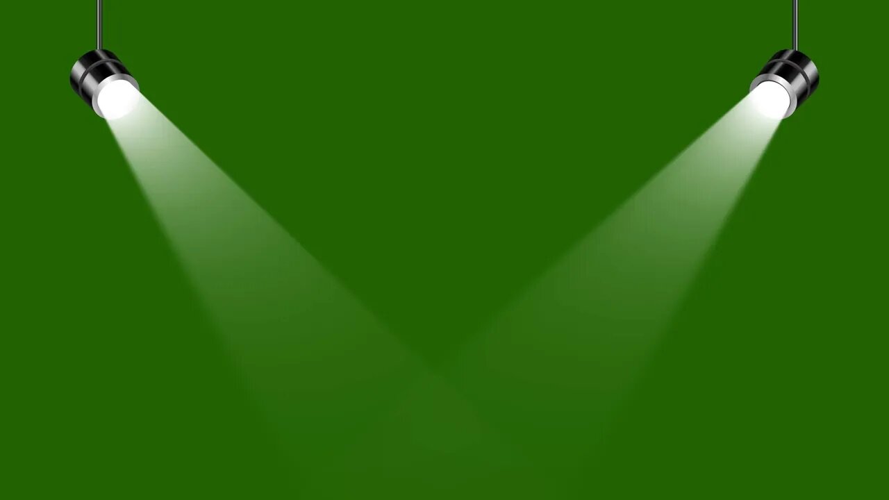 Stage Lights On And Off Green Screen Overlay Motion Graphics 4K Copyright Free