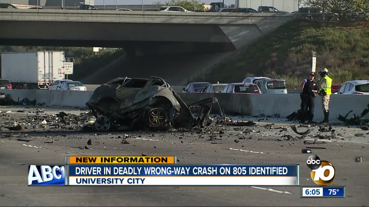 YouTuber identified in deadly wrong-way crash on I-805