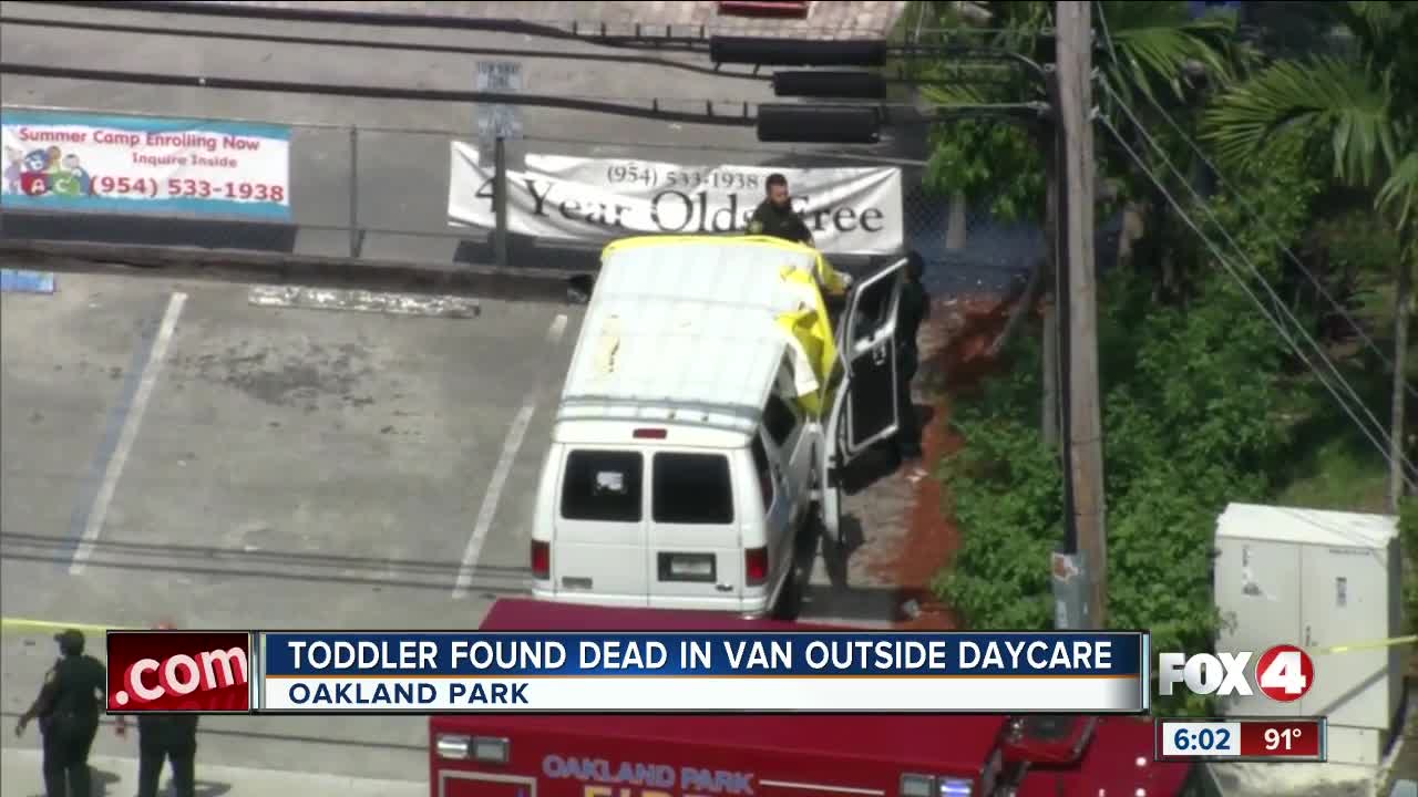 2 year old left in van at Broward County daycare