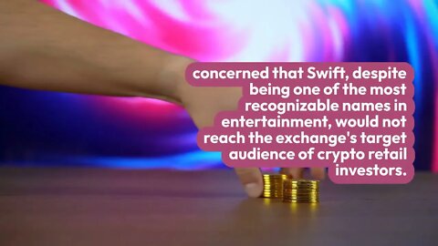 Taylor Swift: Sponsorship deal with FTX burst before bankruptcy