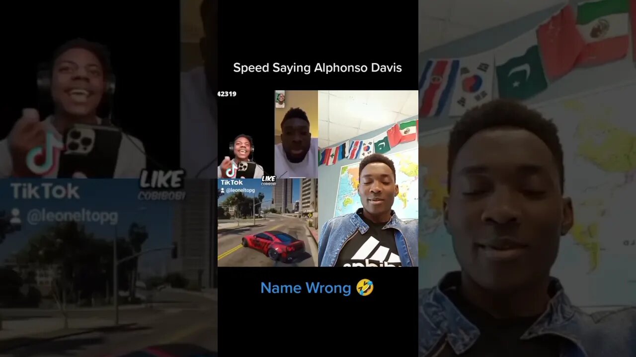 Speed saying Alphonso Davis name wrong 🤣 - Leonel Reaction