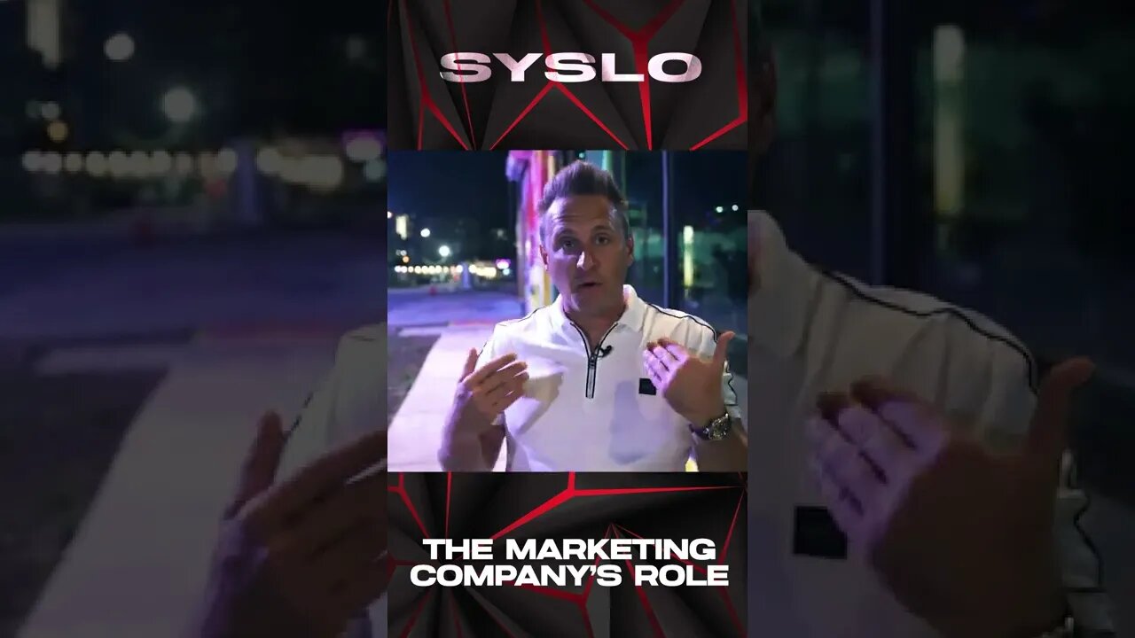 The Marketing Companies Role! - Robert Syslo Jr #shorts