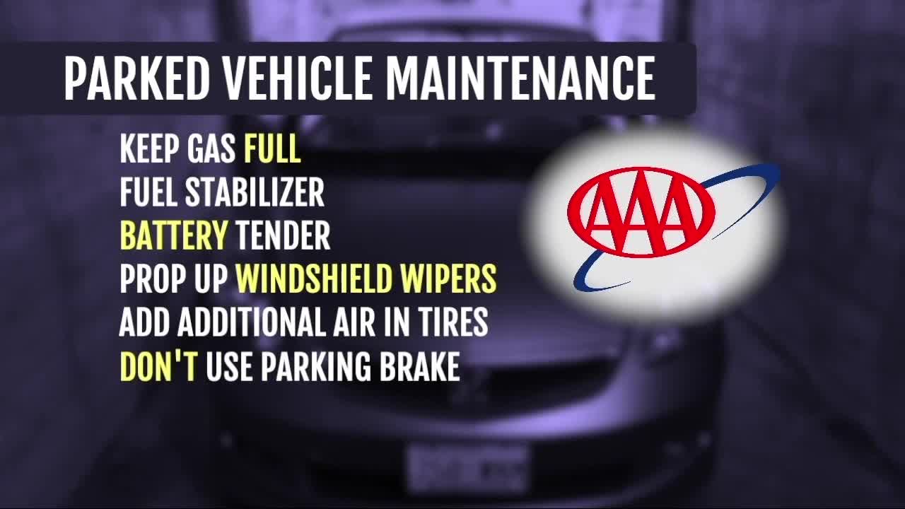 How to take care of your vehicle if its staying parked due to COVID-19 pandemic