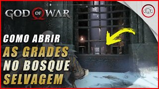 God of war, Como abrir as grades com baú vermelho no Bosque Selvagem | Super dica